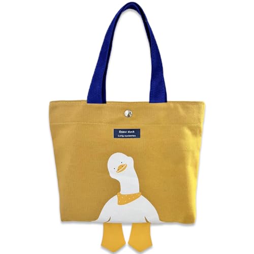 Canvas-Tragetasche mit Niedlicher Enten-Grafik Einkaufstasche, Jutebeutel Bedruckt & Stoffbeutel Bedruckt, Stylische Handtasche Damen, Praktische Stofftasche Geschenk für Freund, Mama & Kollegen Canvas-Tragetasche mit Niedlicher Enten-Grafik Einkaufstasche, Jutebeutel Bedruckt & Stoffbeutel Bedruckt, Stylische Handtasche Damen, Praktische Stofftasche Geschenk für Freund, Mama & Kollegen von Komergave