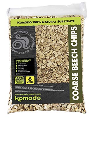 KOMODO Buchenholz-Chips, grob, 6 l von Komodo