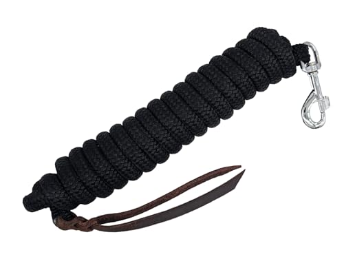 Leadrope 3,60m in 12mm oder 14mm - Made in Germany (Schwarz, 14mm) von Konege