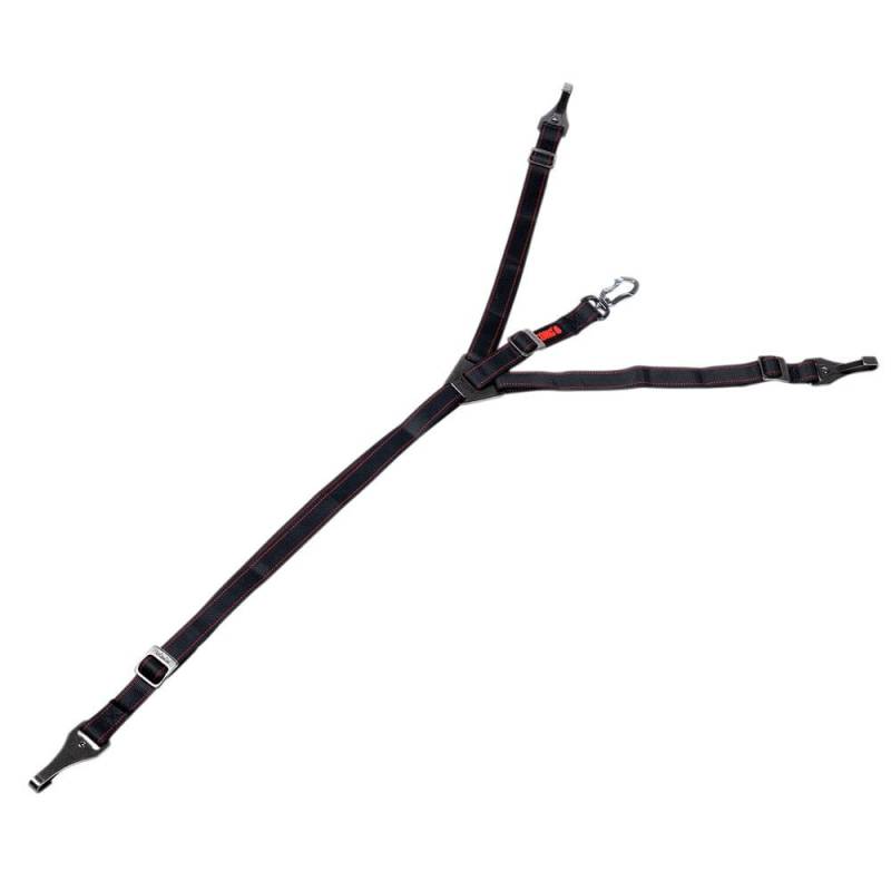 KONG Auto-Sicherheitsgurt Ultimate Safety Tether schwarz-rot von Kong
