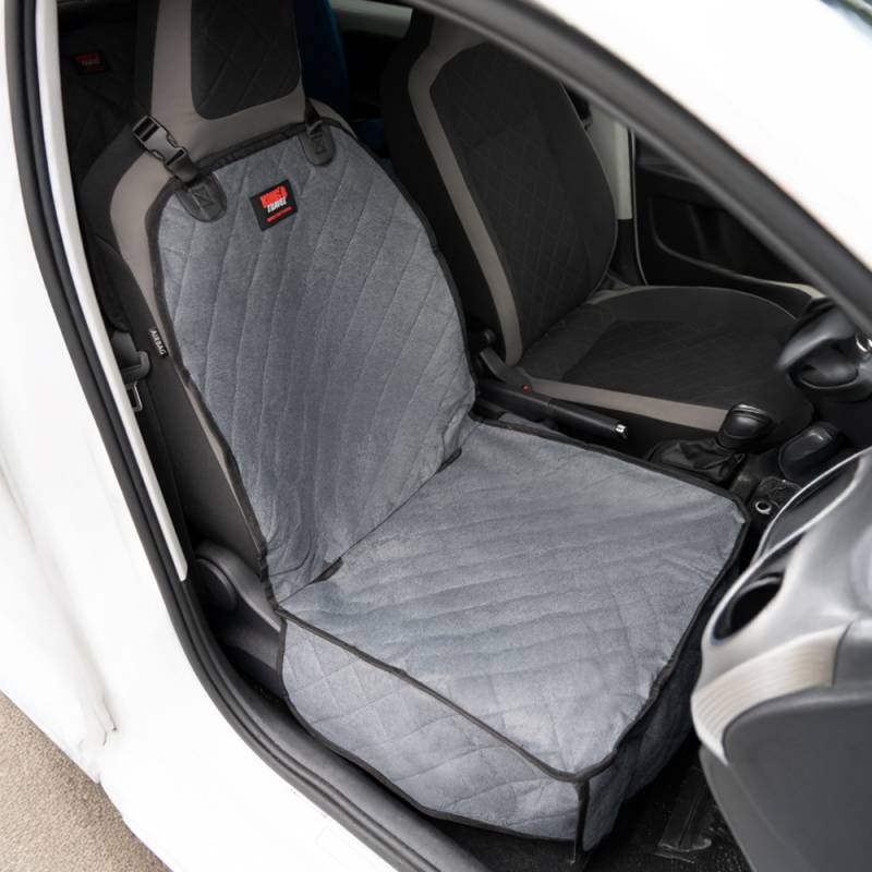 KONG Autositz-Schondecke Single Seat Cover anthrazit-rot, Maße: ca. 25 x 30 x 4 cm von Kong