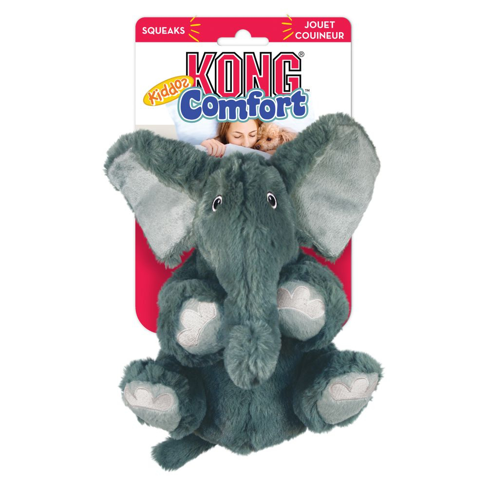 KONG Comfort Kiddos Elephant - Größe XS: L 10 x B 13 x H 15 cm von Kong