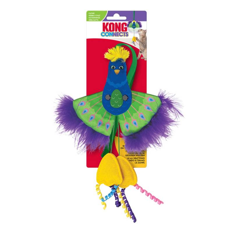 KONG Connects Peacock mit Katzenminze von Kong