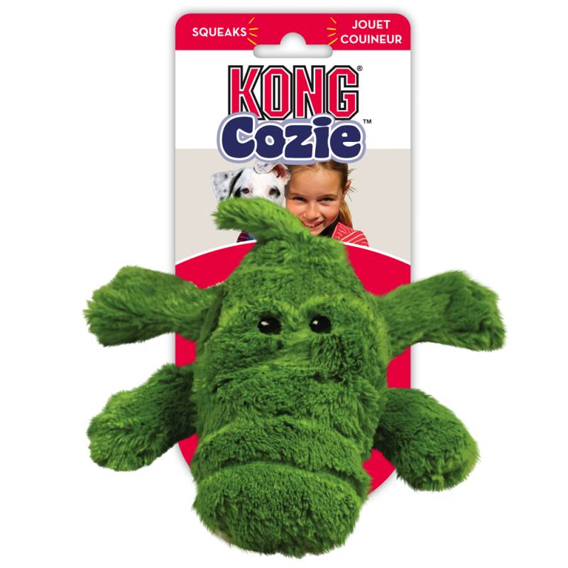 KONG Cozie Ali Alligator - Gr. M: L 25 x B 23 x H 8 cm von Kong