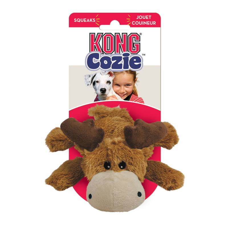 KONG Cozie Marvin Moose - Gr. XL:  L 34 x B 30 x H 13 cm von Kong