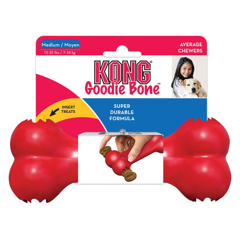 KONG Goodie Bone - Gr. M: ca. L 18 cm von Kong