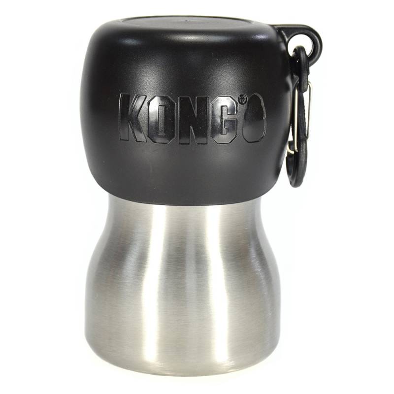 KONG H2O Edelstahlflasche - ca. 270 ml (schwarz) von Kong