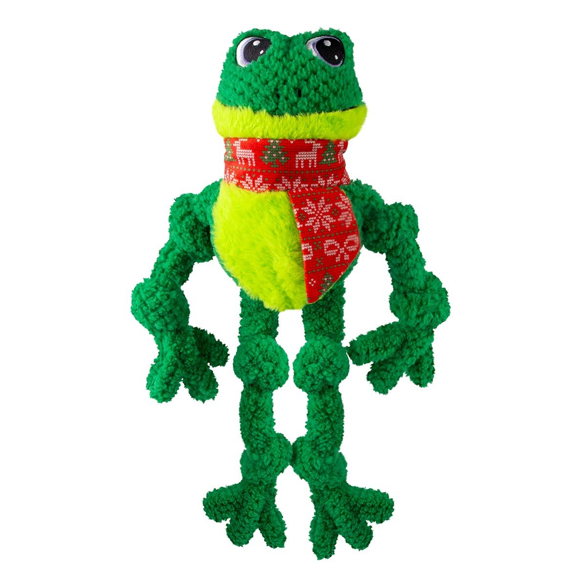 KONG Holiday Hundespielzeug Knots Frosch L / XL von Kong