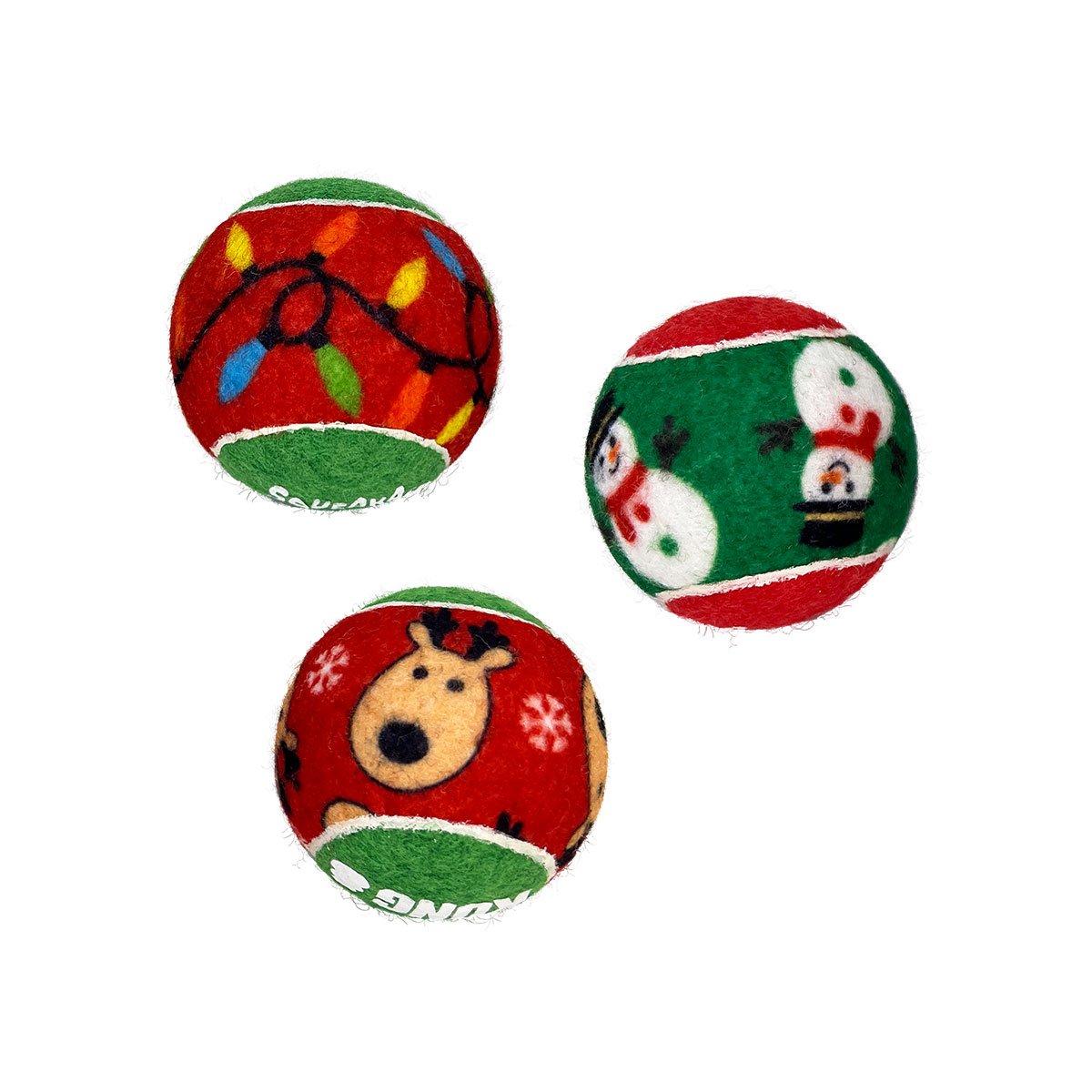 KONG Holiday Hundespielzeug SqueakAir® Bälle 6er Pack M von Kong