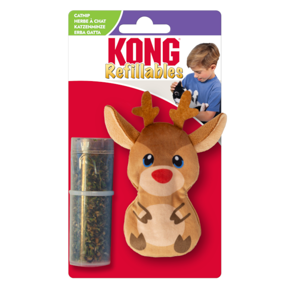 KONG Holiday Refillables Rentier - 1 Stück KONG Holiday Refillables Rentier - 1 Stück von Kong