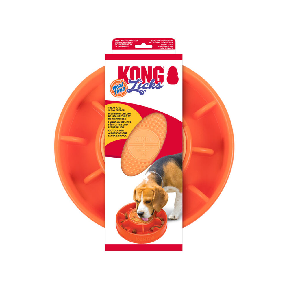 KONG Licks Mealtime Futternapf Slow Feeder von Kong