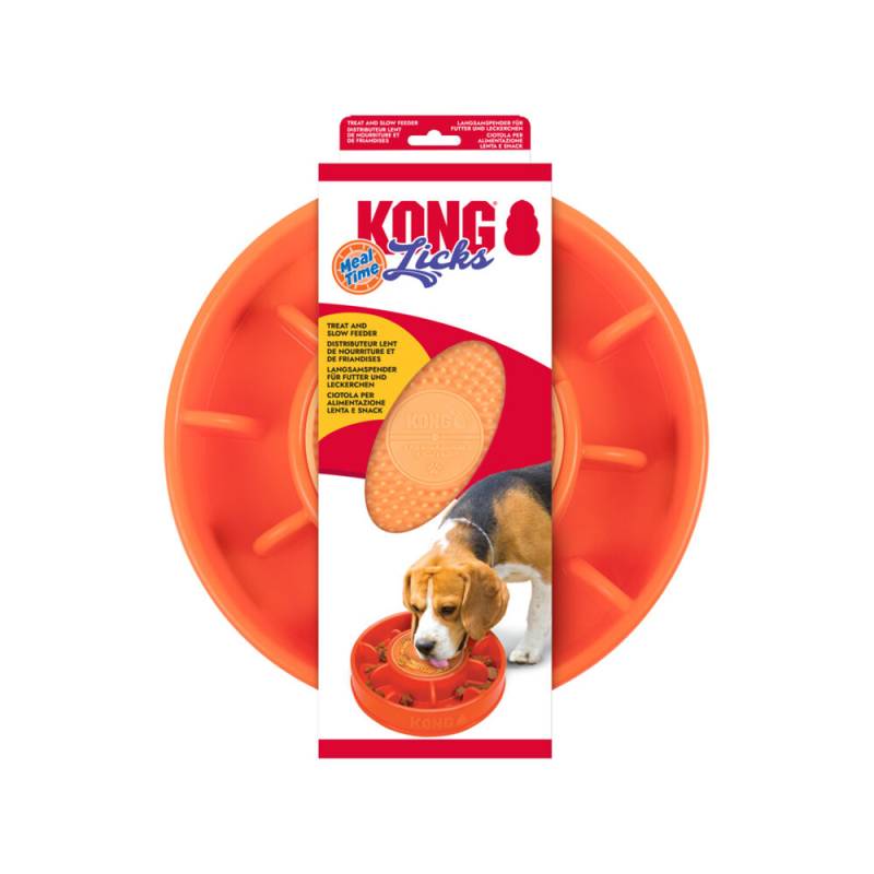 KONG Licks Mealtime Futternapf Slow Feeder von Kong