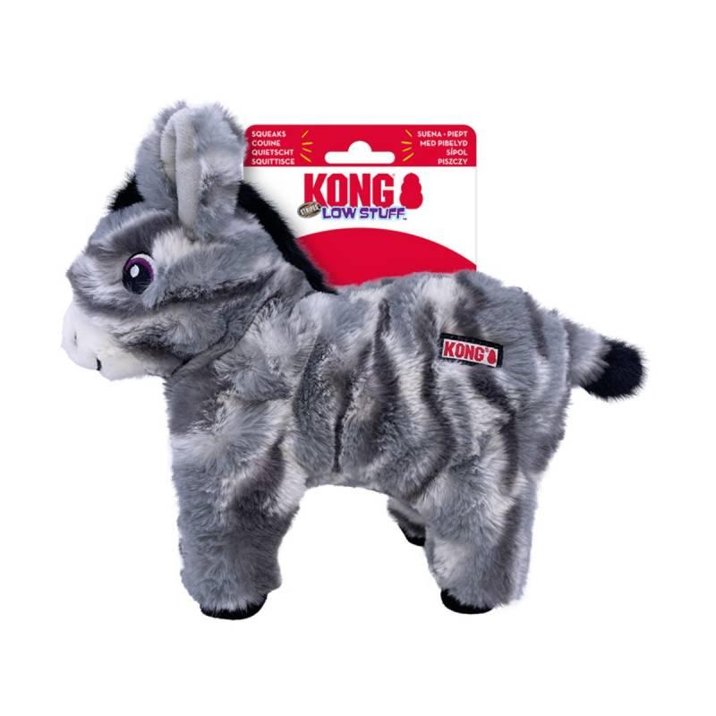 KONG Low Stuff Stripes Esel Hundespielzeug M von Kong