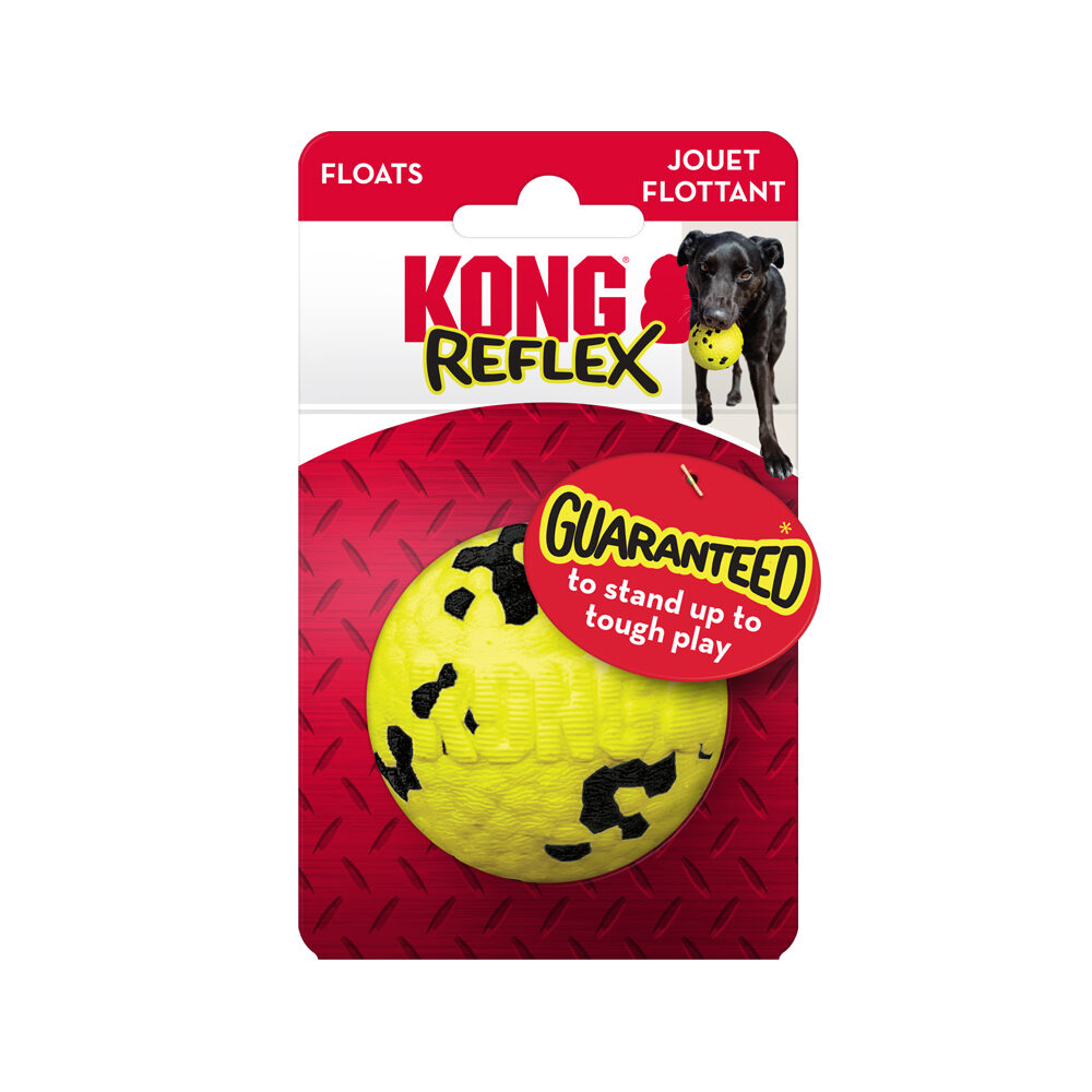 KONG Reflex Ball - Gelb - 7 x 7 x 7 cm KONG Reflex Ball - Gelb - 7 x 7 x 7 cm von Kong