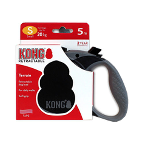 KONG Retractable Leash Terrain - Rot - M von Kong