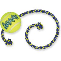 KONG SqueakAir Ball mit Seil - 1 Stück (L 55 x Ø 6 cm) von Kong