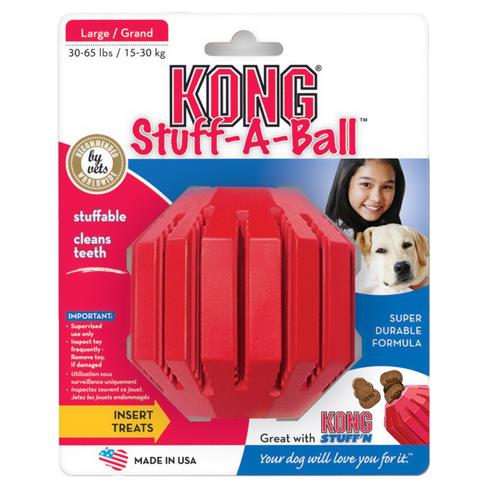 KONG Stuff-A-Ball - 2 x L: Ø ca. 9 cm im Sparset von Kong