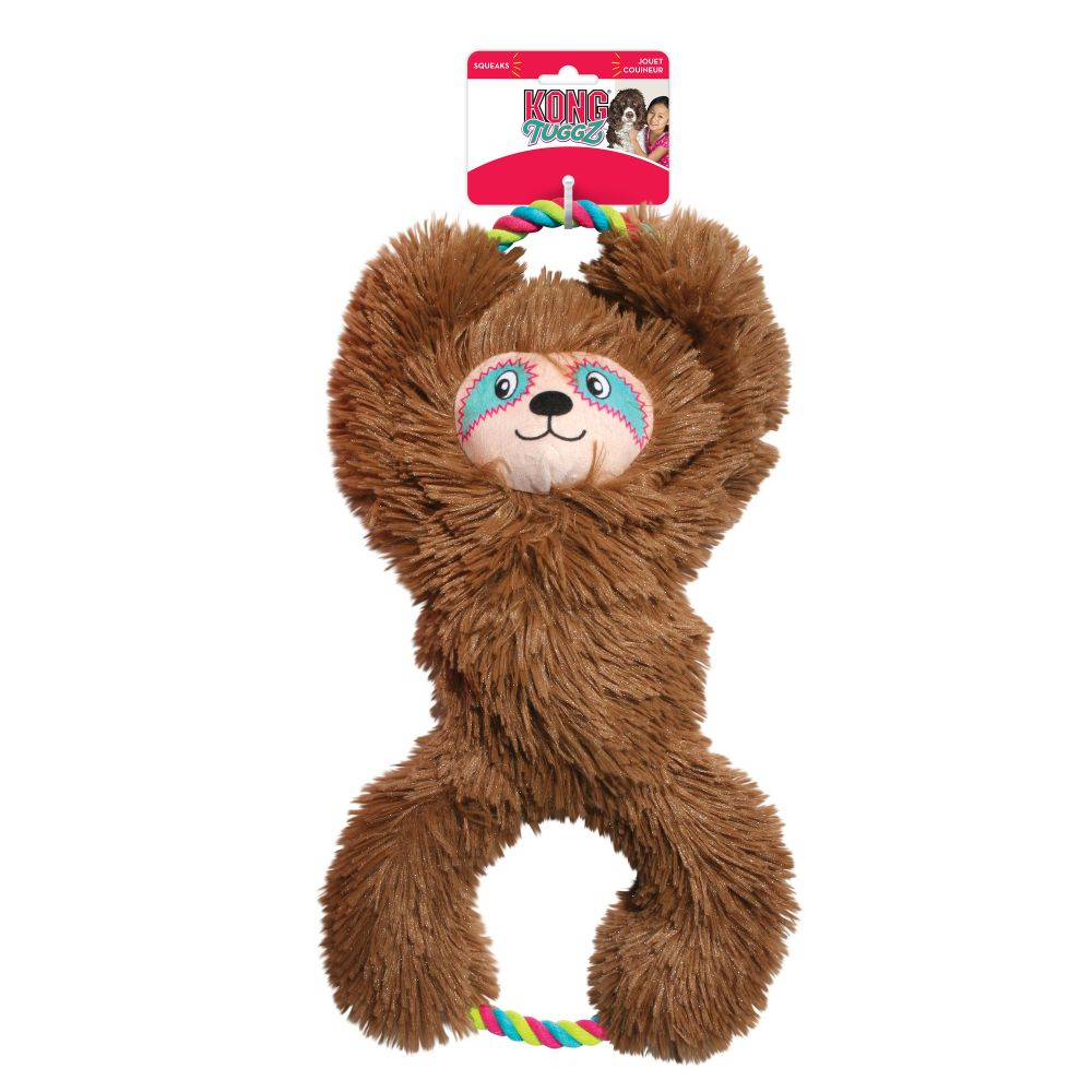 KONG Tuggz™ Sloth, braun - Größe XL: ca L 42 x B 23 x H 11 cm von Kong