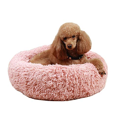 KongEU Gemütlich Hundebett für große Hunde,weich und warm,groß,Rundes Hundekissen mit kuscheligem Plüsch,Orthopädisch und rutschfest,Hundekörbchen abwaschbar-L-80CM-Rosa KongEU Gemütlich Hundebett für große Hunde,weich und warm,groß,Rundes Hundekissen mit kuscheligem Plüsch,Orthopädisch und rutschfest,Hundekörbchen abwaschbar-L-80CM-Rosa von KongEU