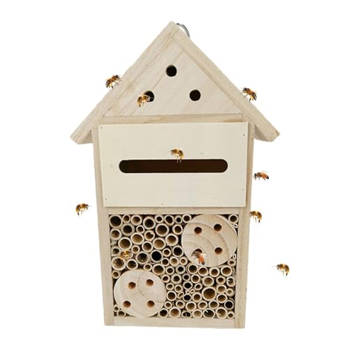 Bienenhaus, Natürliches Insekt Bienenhotel Haus, Garten Unterschlupf Biene Nisten Lebensraum, Garten Rückzugsort Für, Langlebiger Naturholzkasten Insektenhotel Für Marienkäfer Bienenhaus, Natürliches Insekt Bienenhotel Haus, Garten Unterschlupf Biene Nisten Lebensraum, Garten Rückzugsort Für, Langlebiger Naturholzkasten Insektenhotel Für Marienkäfer von Kongou
