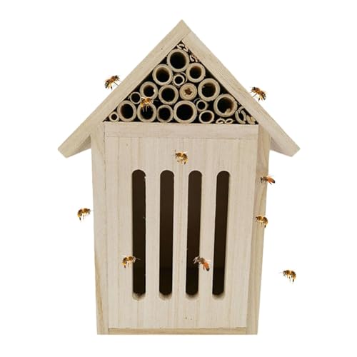 Bienenhaus, Natürliches Insekt Bienenhotel Haus, Garten Unterschlupf Biene Nisten Lebensraum, Garten Rückzugsort Für, Langlebiger Naturholzkasten Insektenhotel Für Marienkäfer Bienenhaus, Natürliches Insekt Bienenhotel Haus, Garten Unterschlupf Biene Nisten Lebensraum, Garten Rückzugsort Für, Langlebiger Naturholzkasten Insektenhotel Für Marienkäfer von Kongou