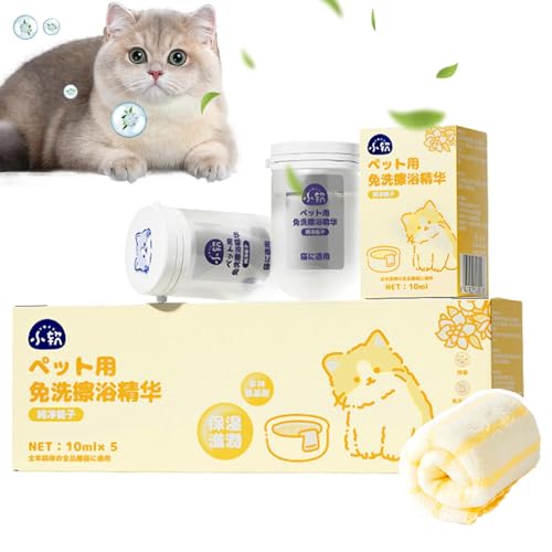 Wasserloses Katzenshampoo,Wasserloses Hunde-Trockenshampoo - Sanftes wasserloses Haustiershampoo Wasserloses Haustierwaschmittel - Sicheres tragbares Hundebad, natürliches Haustier-Shampoo für Haustie Wasserloses Katzenshampoo,Wasserloses Hunde-Trockenshampoo - Sanftes wasserloses Haustiershampoo Wasserloses Haustierwaschmittel - Sicheres tragbares Hundebad, natürliches Haustier-Shampoo für Haustie von Kongou