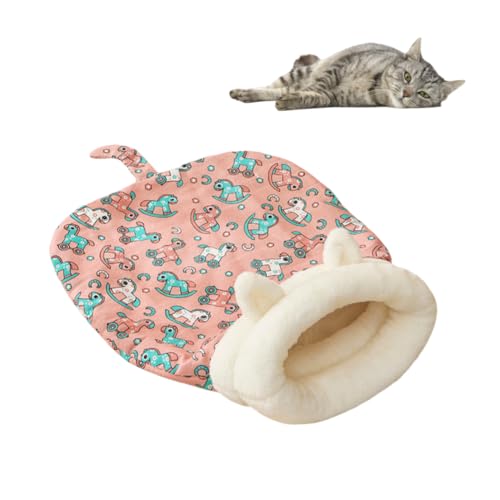Katzenschlafsack für Indoor-Katzen, gemütlicher Katzen-Winterschlafsack, weicher Plüsch, Katzensack, selbstwärmend, Katzenbett, Höhle, flauschiger Katzentunnel, beruhigende Schlafsäcke für Katzen bis Katzenschlafsack für Indoor-Katzen, gemütlicher Katzen-Winterschlafsack, weicher Plüsch, Katzensack, selbstwärmend, Katzenbett, Höhle, flauschiger Katzentunnel, beruhigende Schlafsäcke für Katzen bis von KooTeedd