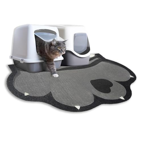 Katzenklo Matte Katzenklo Fangmatte, 90 x 60 cm Katzenklo Matte, rutschfeste Katzenmatte für Katzentoilette und Haustiernahrungsschale, Niedliche Katzentoilettenmatte für Kitty Hund Kleintiere, Leicht Katzenklo Matte Katzenklo Fangmatte, 90 x 60 cm Katzenklo Matte, rutschfeste Katzenmatte für Katzentoilette und Haustiernahrungsschale, Niedliche Katzentoilettenmatte für Kitty Hund Kleintiere, Leicht von KoolYouth