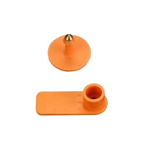 Koolenry 100pcs RFID Animal Ohr-Tag UHF Elektronische Ohr-Tag 860-960MHz für Schweine Schafziegenvieh-Rinder-Tracking C. Koolenry 100pcs RFID Animal Ohr-Tag UHF Elektronische Ohr-Tag 860-960MHz für Schweine Schafziegenvieh-Rinder-Tracking C. von Koolenry