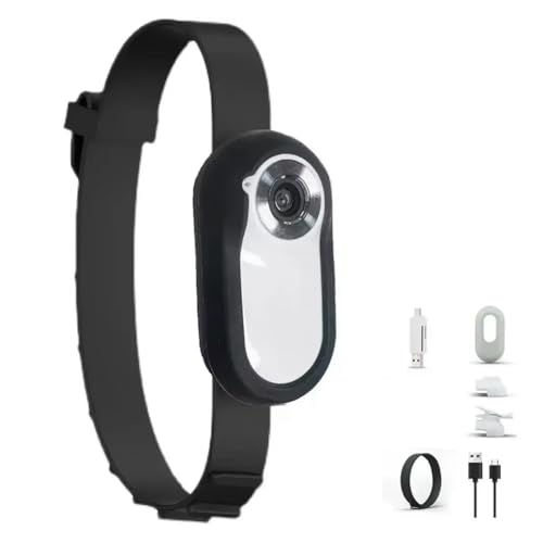 Koolenry Anti-Shake HD 1080p No WiFi Cat Kragen Kamera Sportsportnackmagnetmagnetische Daumen Mini Hundekameras von Koolenry