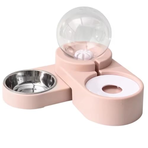 Koolenry Automatische Feeder Pet Cat Bowl 1.8L Wasserspender Hundefutterbehälter Trinkschale für Katzen Hunde Rosa Koolenry Automatische Feeder Pet Cat Bowl 1.8L Wasserspender Hundefutterbehälter Trinkschale für Katzen Hunde Rosa von Koolenry