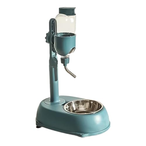 Koolenry Automatischer Futterspender für Haustiere, Kippsicher, Hundenapf, Trinkwasserflasche, Futterspender, Hängender Wasserkocher, Katzenfutterbehälter, Haustierbedarf B von Koolenry