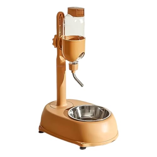 Koolenry Automatischer Futterspender für Haustiere, Kippsicher, Hundenapf, Trinkwasserflasche, Futterspender, Hängender Wasserkocher, Katzenfutterbehälter, Haustierbedarf C von Koolenry