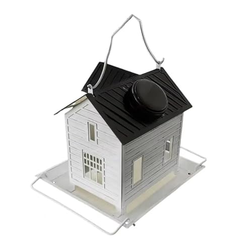 Koolenry Geschenk Vogelfutterlöcher im Freien Solarlicht Verlängert Vogelstangen Haus Form Käfig Dekoration Gartendekoration Dekoration Koolenry Geschenk Vogelfutterlöcher im Freien Solarlicht Verlängert Vogelstangen Haus Form Käfig Dekoration Gartendekoration Dekoration von Koolenry