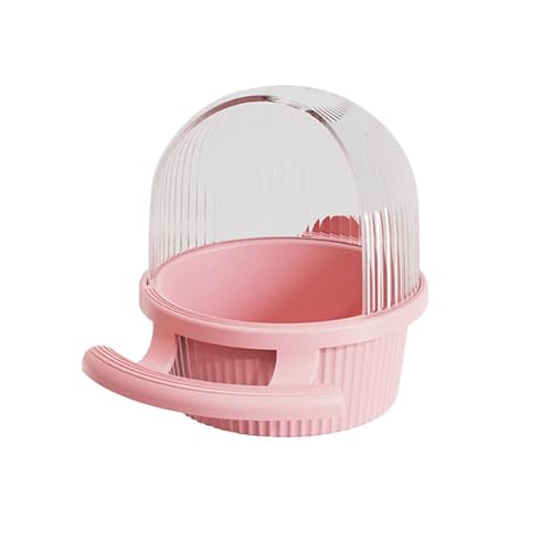 Koolenry Halb Verknüpfte Hängende Vogelkäfig-Feeder-Papagei Feeder Schüssel Sittich Feeder Bird Lebensmittel Behälter Vogelkäse Hanging Rosa von Koolenry