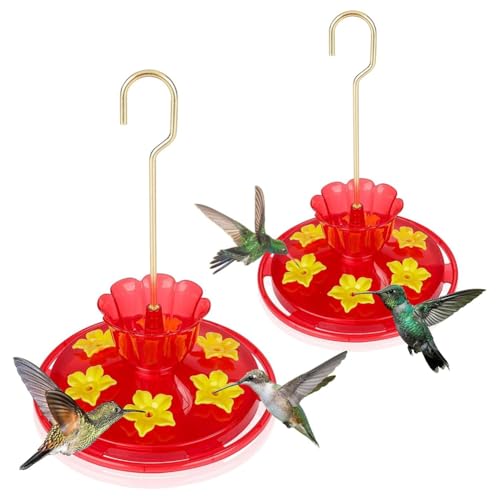 Koolenry Hummingbird-Feeder für im Freien Hängende Eingebaute Ameisengraben Bee Proof Hinterhofdekoration von Koolenry