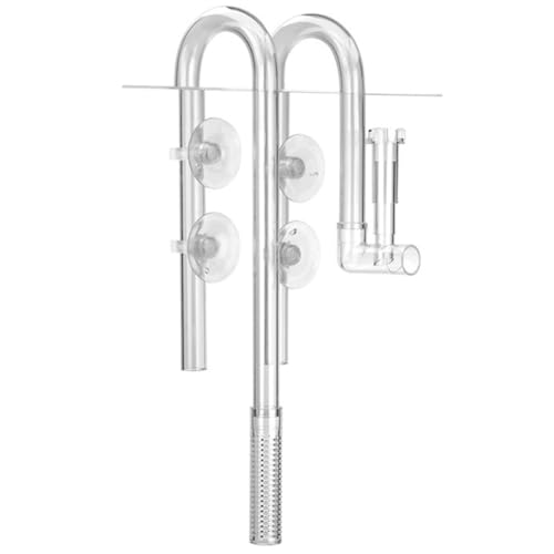 Koolenry Kunststoffzufluss Ölentfernungsfilm für Fischtank Pflanzentank Rohr Rohr Fisch Wasserfilter Fischbowlen Terrarium 12mm von Koolenry