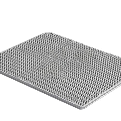 Koolenry PET -Toilettensand -Fallenmatte 90x60 cm wasserdichte Doppelschicht Nicht -Schlupfkatze Matten Matte Kastenschale Waschbar von Koolenry