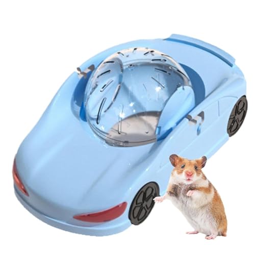 Koolenry Stummes Fitnessrad für Kleine Haustiere, für Hamsterbugel Lustige Transparente Abnehmbare Spielzeugfahrzeug Blau Koolenry Stummes Fitnessrad für Kleine Haustiere, für Hamsterbugel Lustige Transparente Abnehmbare Spielzeugfahrzeug Blau von Koolenry