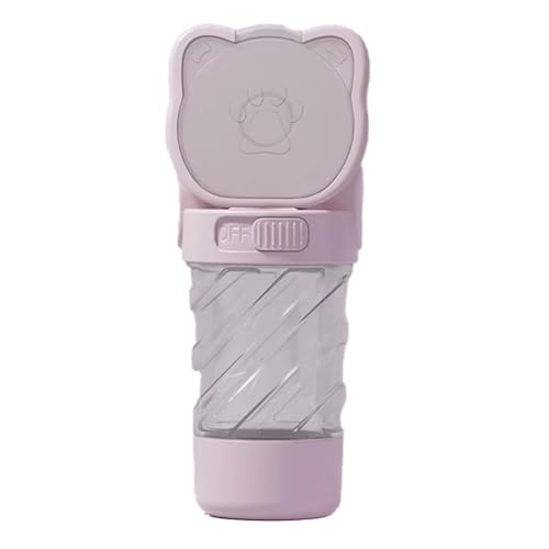 Koolenry Tragbare Hundekatzen-Wasserflasche Welpen-Haustierfutterschüssel Haustier-Hundefutterschale Pink Koolenry Tragbare Hundekatzen-Wasserflasche Welpen-Haustierfutterschüssel Haustier-Hundefutterschale Pink von Koolenry