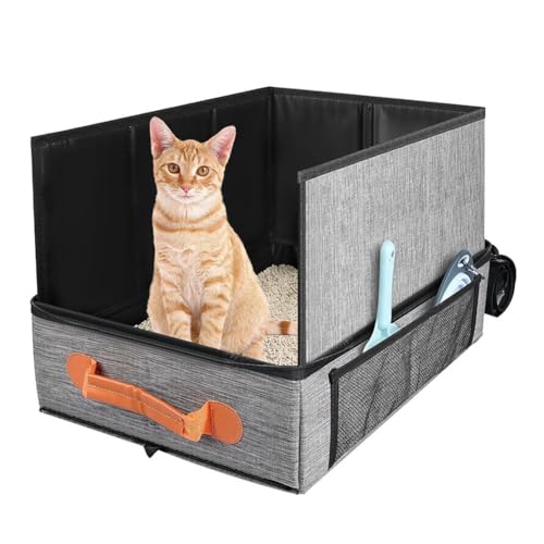 Koolenry Tragbare Katzen-Katzentoiletten-Katzentoilette Faltverkehrs-Katzentoilette für das Flugzeugflugzeug des Autos, Wasserresistentes in Hotels, Auto Einfach zu Bedienen, Auto, Auto Koolenry Tragbare Katzen-Katzentoiletten-Katzentoilette Faltverkehrs-Katzentoilette für das Flugzeugflugzeug des Autos, Wasserresistentes in Hotels, Auto Einfach zu Bedienen, Auto, Auto von Koolenry
