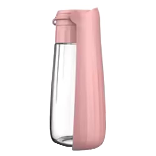 Koolenry Tragbare Wasserflasche im Freien im Freien Trinkspender Faltbare Tasse für Kleine Medien Groß für Kleine Hunde Katzen Haustier Vorzustellungen Rosa von Koolenry