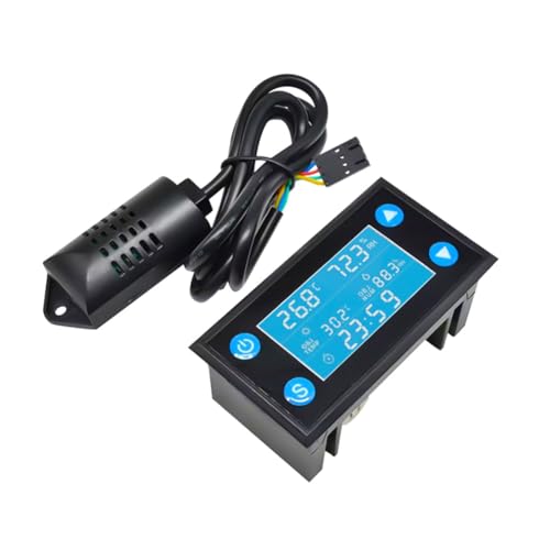 Koolenry W1212 Digitaler Temperatur-Feuchtigkeitsregler Timer W1212 Digitaler Temperatur-Feuchtigkeitsregler Timer für Inkubator-Aquarien-Thermostat-Humidistat von Koolenry