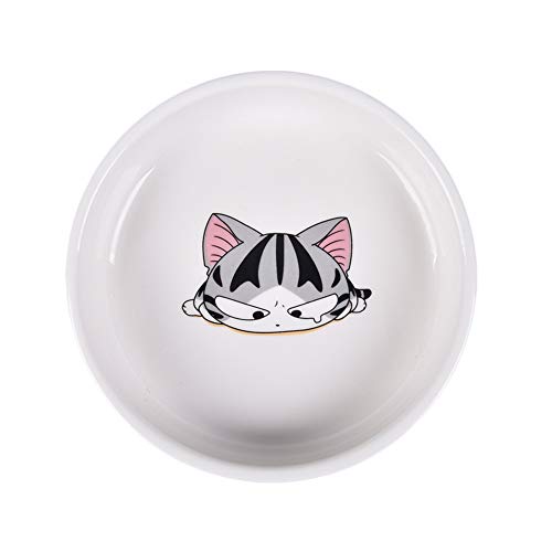 Koomiao Keramiknapf für Katzen Futternäpfe für Katzen Futterstation Futterbar - spülmaschinenfest (C) von Koomiao