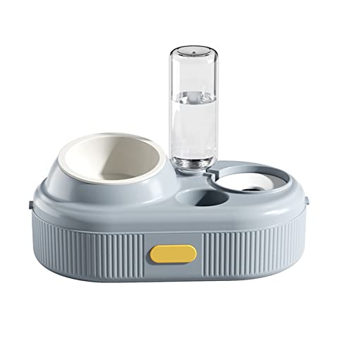 Koomuao Futternapf für Katzen, um 15 ° neigbar, erhöhter Futternapf, für Katzen/Wasser, Erbrechen, Schüssel für Haustiere, mit automatischer Wasserspeicherung, Futternapf für Katzen und Welpen Koomuao Futternapf für Katzen, um 15 ° neigbar, erhöhter Futternapf, für Katzen/Wasser, Erbrechen, Schüssel für Haustiere, mit automatischer Wasserspeicherung, Futternapf für Katzen und Welpen von Koomuao