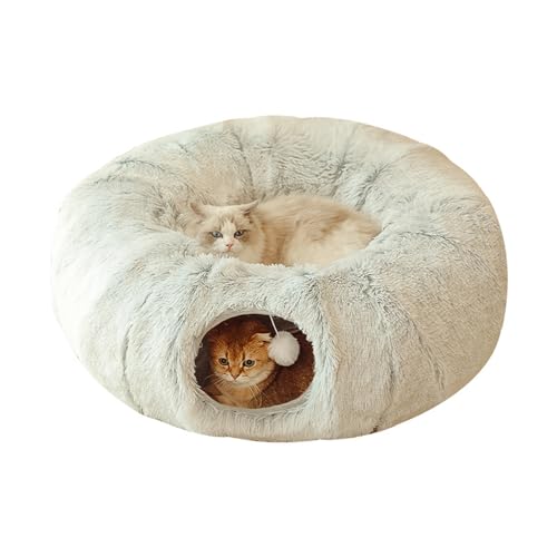 Koomuao Katzentunnel Bett,Hundebett Katzenbett,Katzencouch,Warm Bequemen Waschbar Katzenkörbchen Hundekorb für Kleine und Mittelgroße Katzen Hunde von Koomuao