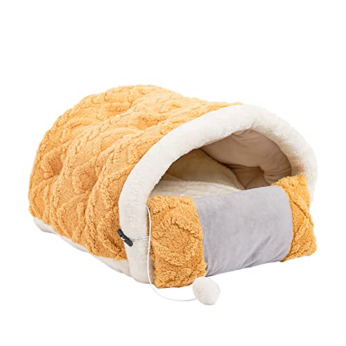 Koomuao Nest für Welpen, Katzen, Kissen, Bett, extraweich, bequem, Herbst und Winter, halbgeschlossen, warm, Bett mit Kissen für kleine und mittelgroße Hunde Koomuao Nest für Welpen, Katzen, Kissen, Bett, extraweich, bequem, Herbst und Winter, halbgeschlossen, warm, Bett mit Kissen für kleine und mittelgroße Hunde von Koomuao