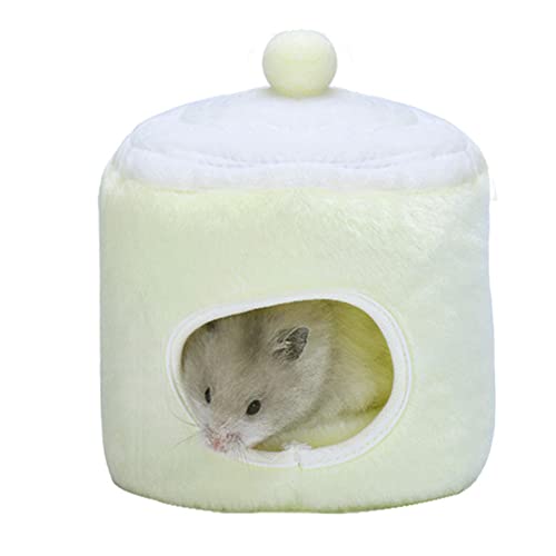 Liemuao Kleintiere Kuschelhöhle,Meerschweinchen-Bett,Haustierbett für Meerschweinchen Schlafhöhle,Hamster,Eichhörnchen,Chinchillas,kleine Kaninchen und andere Kleintiere (Hellgrün) von Koomuao