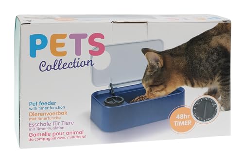 Koopman Futterstation für Tiere mit Timer 23 x 13 x 7 cm – 1 x AA-Batterien Nicht im Lieferumfang enthalten von Self Import Agencies