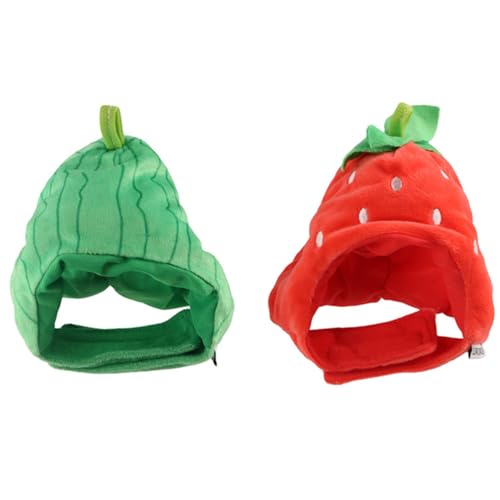 Katzen-Erdbeerhut, Wassermelonen-Hut, Katzen-Halloween-Kostüm, verstellbare Obst-Form, weiche Kopfbedeckung für Kätzchen, Welpen, Haustiere, Geburtstagsparty, Foto-Requisite Katzen-Erdbeerhut, Wassermelonen-Hut, Katzen-Halloween-Kostüm, verstellbare Obst-Form, weiche Kopfbedeckung für Kätzchen, Welpen, Haustiere, Geburtstagsparty, Foto-Requisite von Kopida